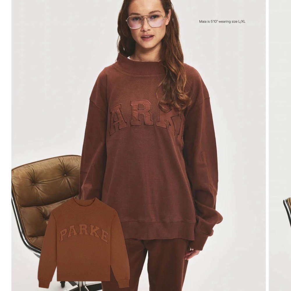 Parke Ribbed Varsity Pullover L/XL